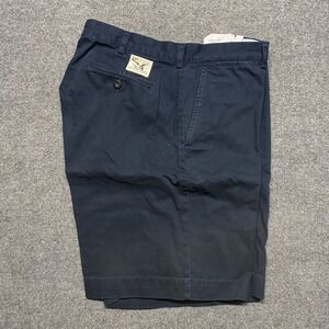 American Living Men's Classic Shorts Navy Pleated Basic Size 36